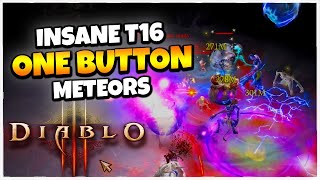 Diablo 3 Tal Rasha Speed T16 Meteors Build Guide Season 28! ONE BUTTON!