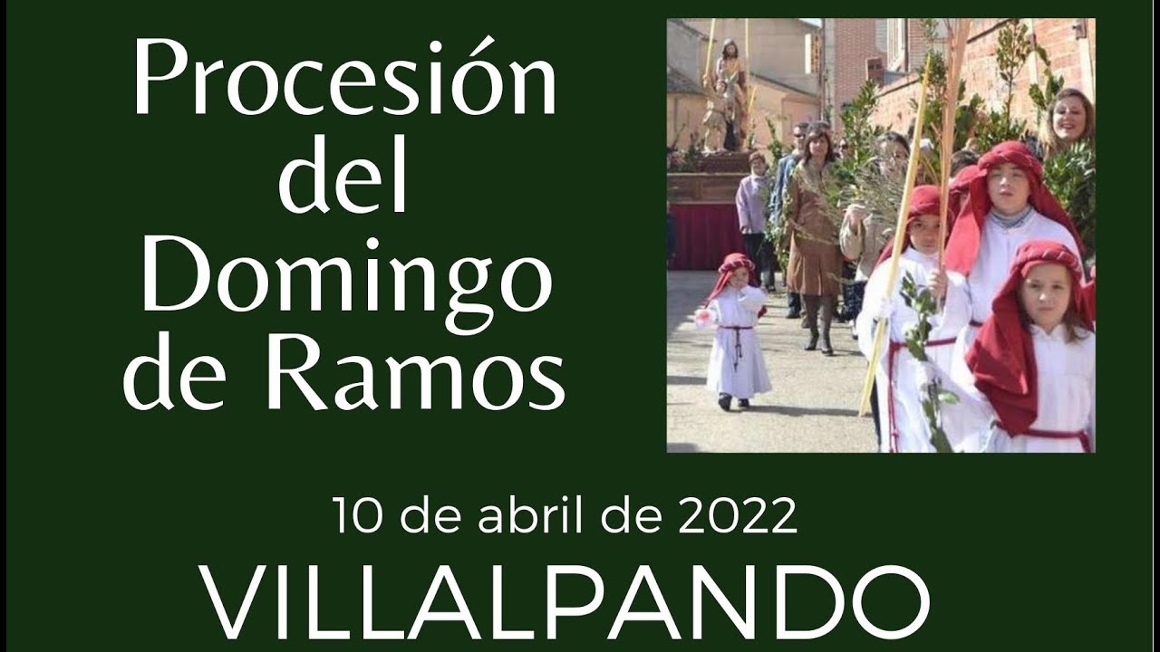 Procesión de Ramos en Villalpando. YouTube