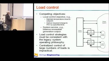 CSL Emerging Topics 2011- Enhanced Power System Responsiveness - Ian A.Hiskens