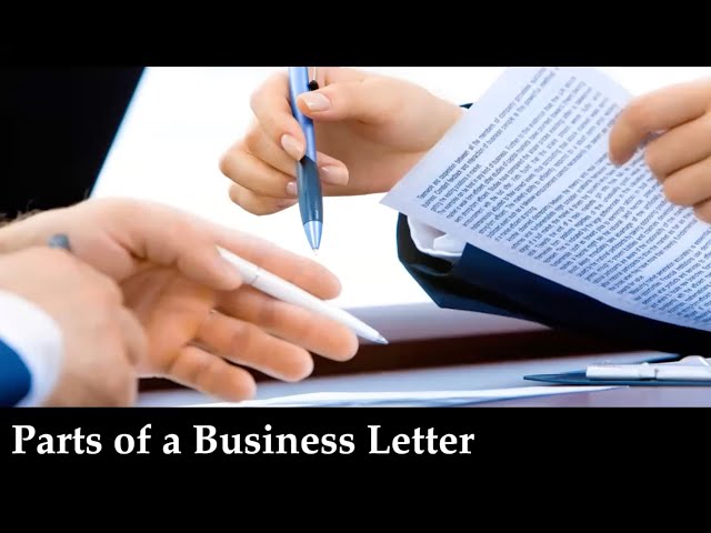 Parts of a Business Letter | What are the most imp...
