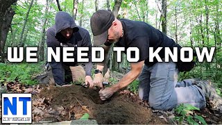 What is it buried a foot in the ground?
