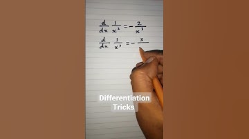 How to find a derivative quickly? || Differentiation Tricks #shorts