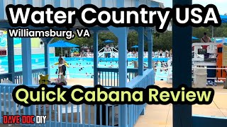 Water Country USA Cabanas | What To Expect by Dave Doc DIY 656 views 9 months ago 2 minutes, 30 seconds