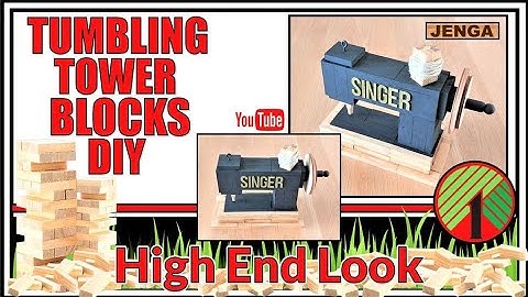 NEW JENGA BLOCKS SEWING MACHINE DIY II MUST TRY TUMBLING TOWER BLOCKS CRAFTS II #STEPBYSTEP II