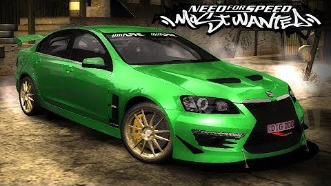 NFS Most Wanted | Holden HSV GTS Car Mod Showcase Gameplay
