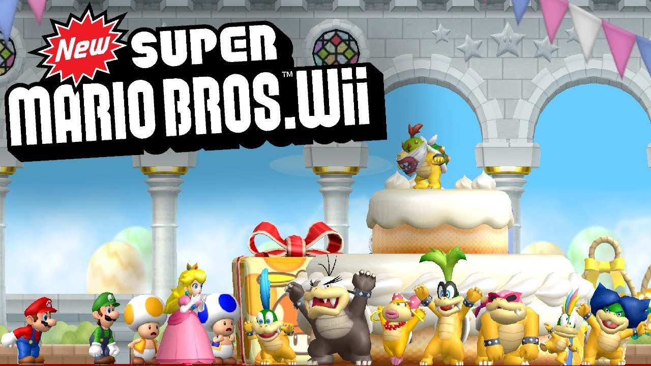 New Super Mario Bros. Wii - Full Game (Multiplayer) - YouTube