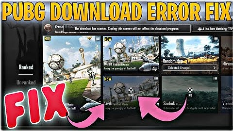 How to fix maps Download Error in pubg  2.3  update l pubg mobile map not download problem solve