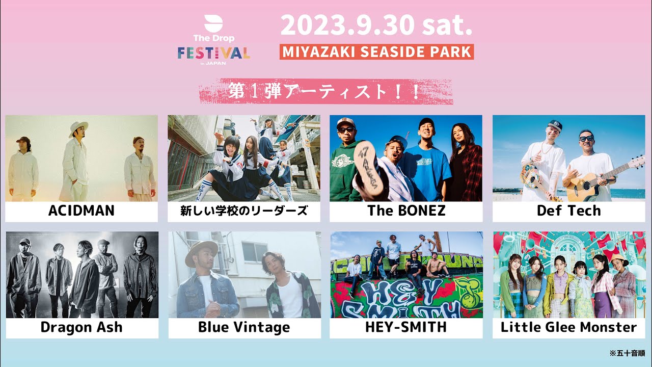 The Drop FESTIVAL in JAPAN チケット2枚で10000円