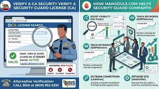 🔍 The Official Way to Verify a Security Guard License (CA)
