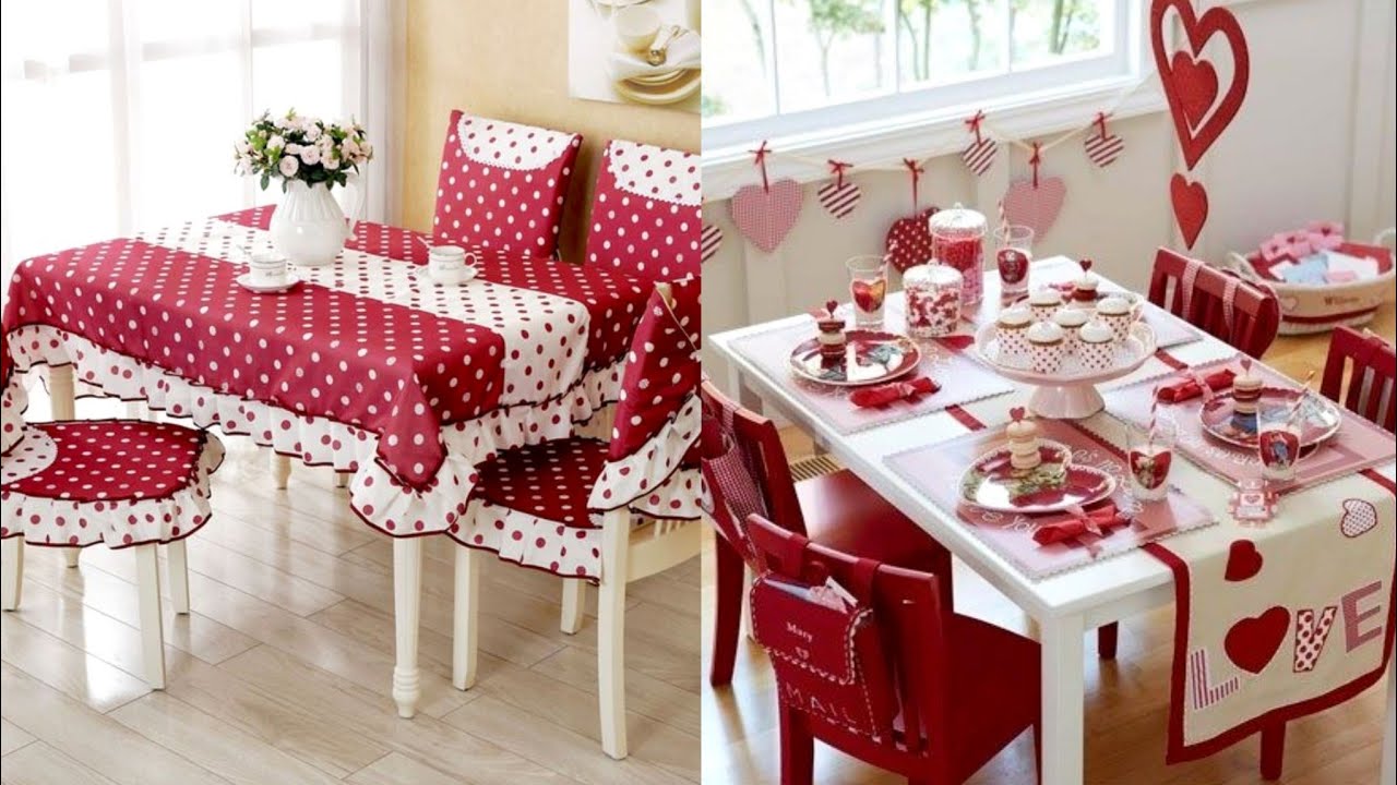 Stylish Fabric Dinning Table Cover Set Designs Ideas Make Fabric Dinning Cover Set At Home Youtube