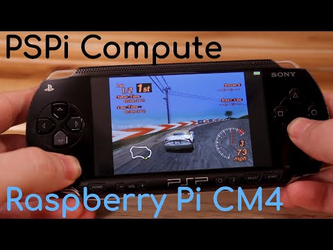 PSPi Compute Teaser - Raspberry Pi CM4 in a PSP Shell