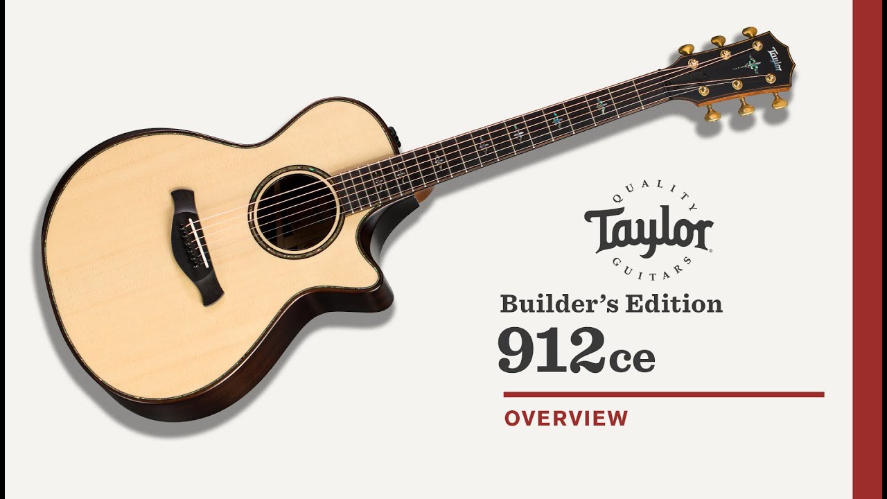 Platinum Taylor Builder's Edition V-Class 912ce Grand Concert