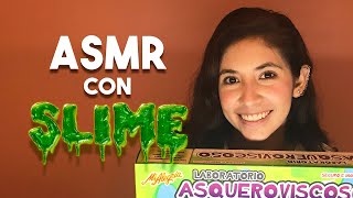 ASMR in Spanish - Playing with Slime
