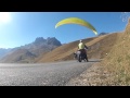 Parapente free session "on the road"