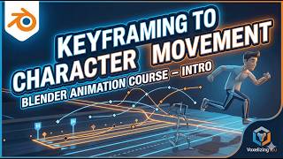 Keyframing to Character Movement Intro - Blender Animation for Beginners [Urdu/Hindi]