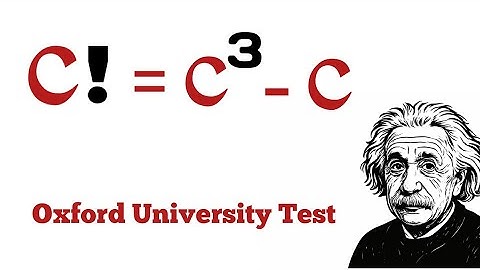 Oxford University Test Question | Can you solve ?
