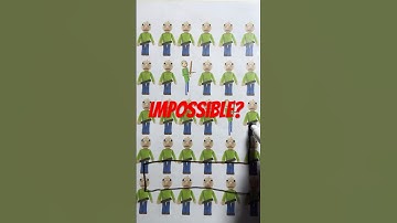 Baldi Basics line Connect Puzzle #baldibasics #viral #puzzle