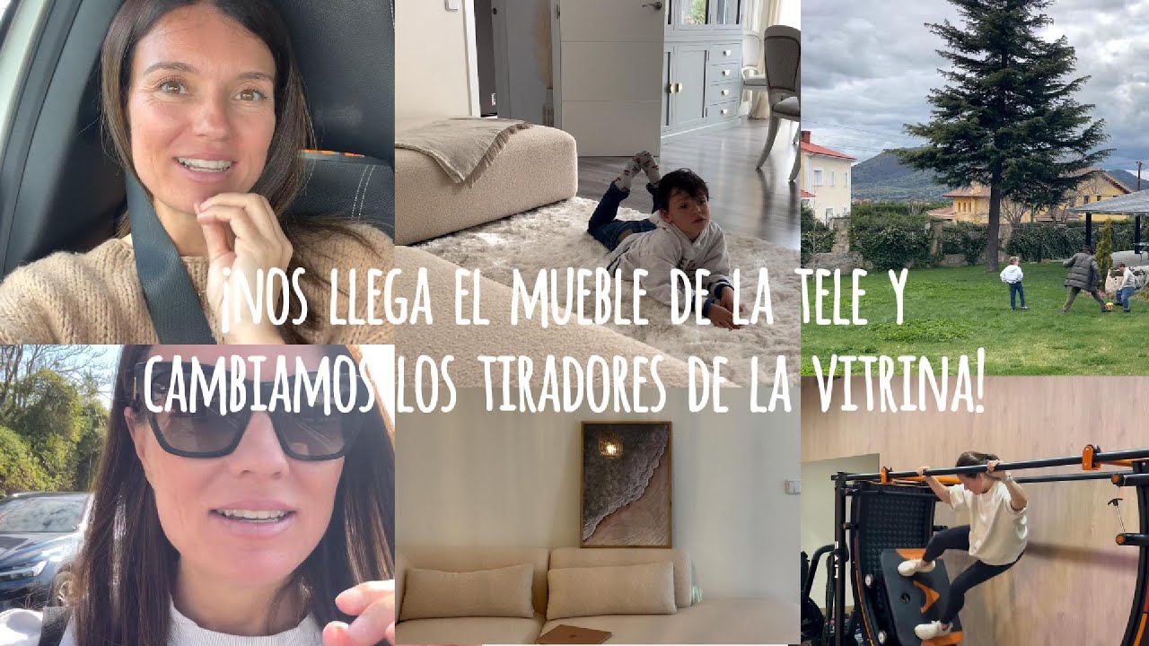 Cambios del salón: ¡nos llega el mueble dela tele!, dudas laborales y os confieso estrés con peques