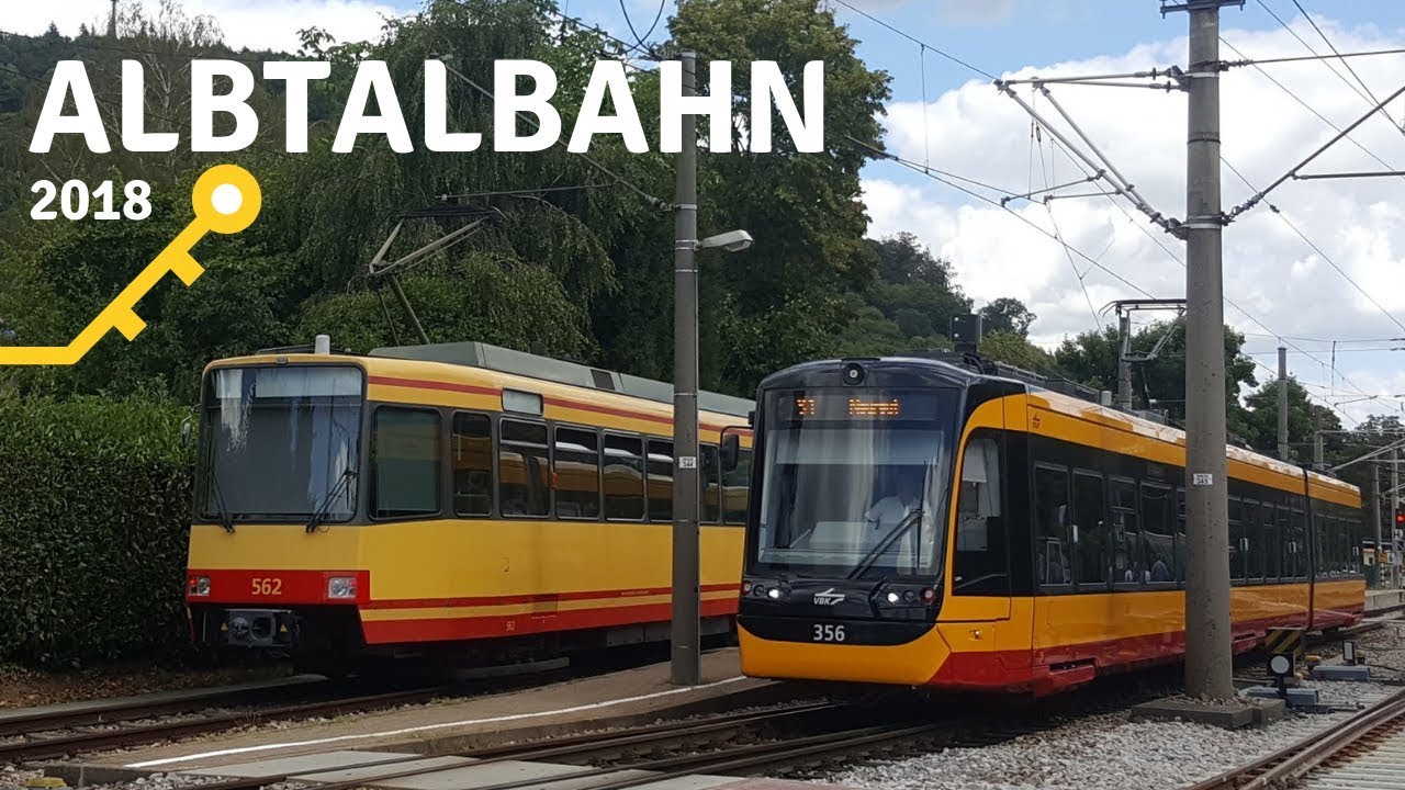 Stadtbahnen in Karlsruhe: Generationenwechsel auf der Albtalbahn (2018)
