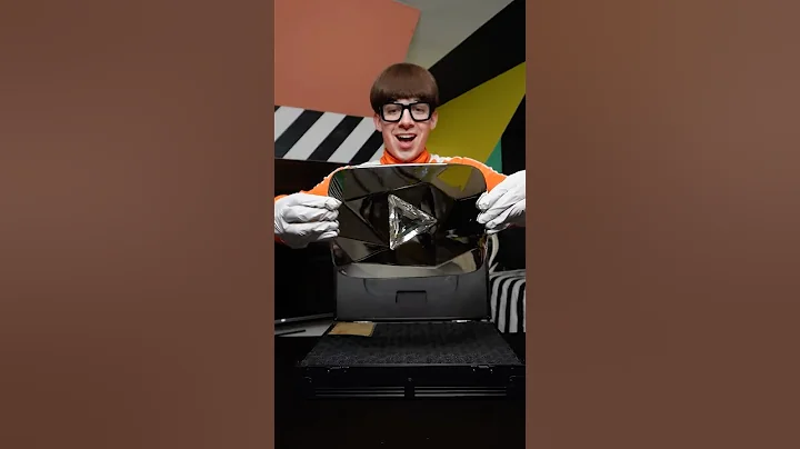 Real diamond inside award