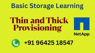 NetApp Thin and Thick Provision ll Basic Storage || NetApp Guru