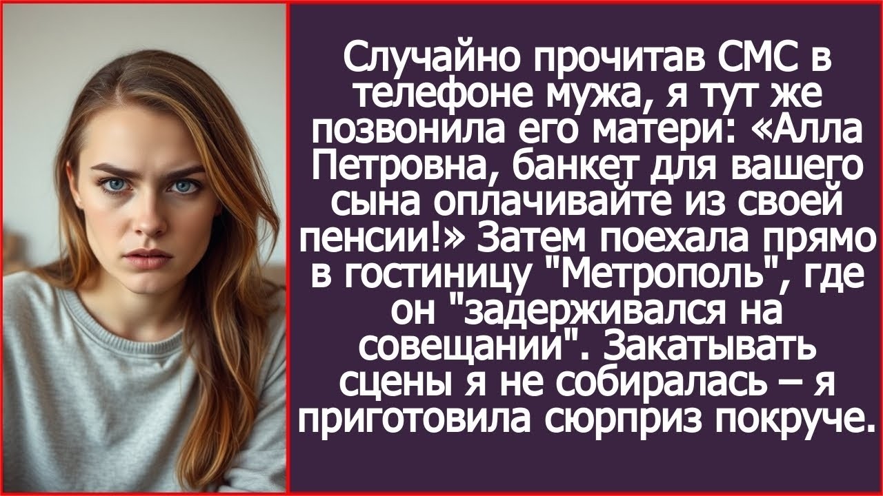 Алла Петровна, банкет для вашего сына оплачивайте из своей пенсии! Сказала я свекрови
