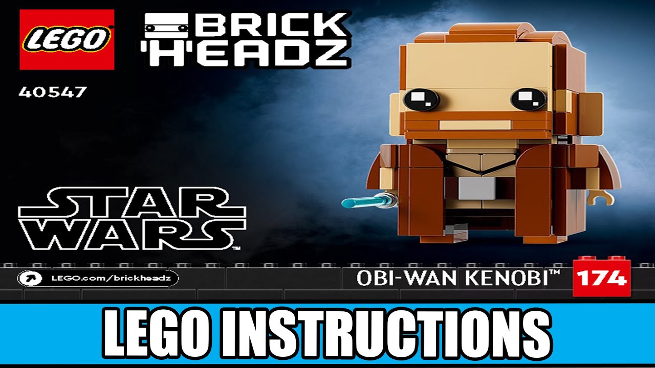 Star Wars BrickHeadz - Obi-Wan LEGO instructions