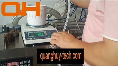 MÁY CHIẾT RÓT ĐỊNH LƯỢNG CHIẾT RÓT CHẤT LỎNG TỰ ĐỘNG