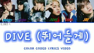 iKON -  Dive (뛰어들게)[ Color Coded Lyrics Video (ROM/HANGUL/ENG)]