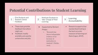 Filling in the Answers:The Effects of Standardized Testing on Student Learning
