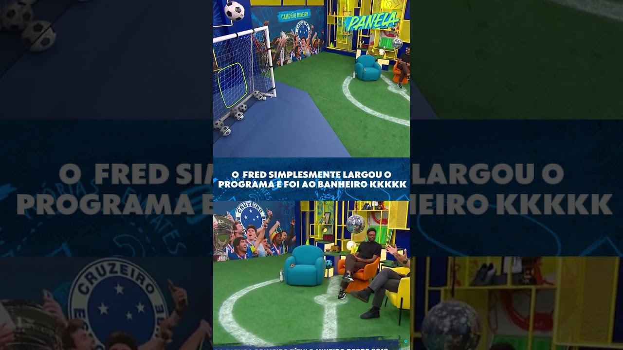 FRED TEVE QUE IR NO BANHEIRO NO MEIO DO PROGRAMA AO VIVO | Panela Sportv