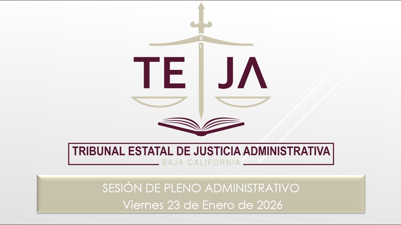 Sesión de Pleno Administrativo 23 enero 2026