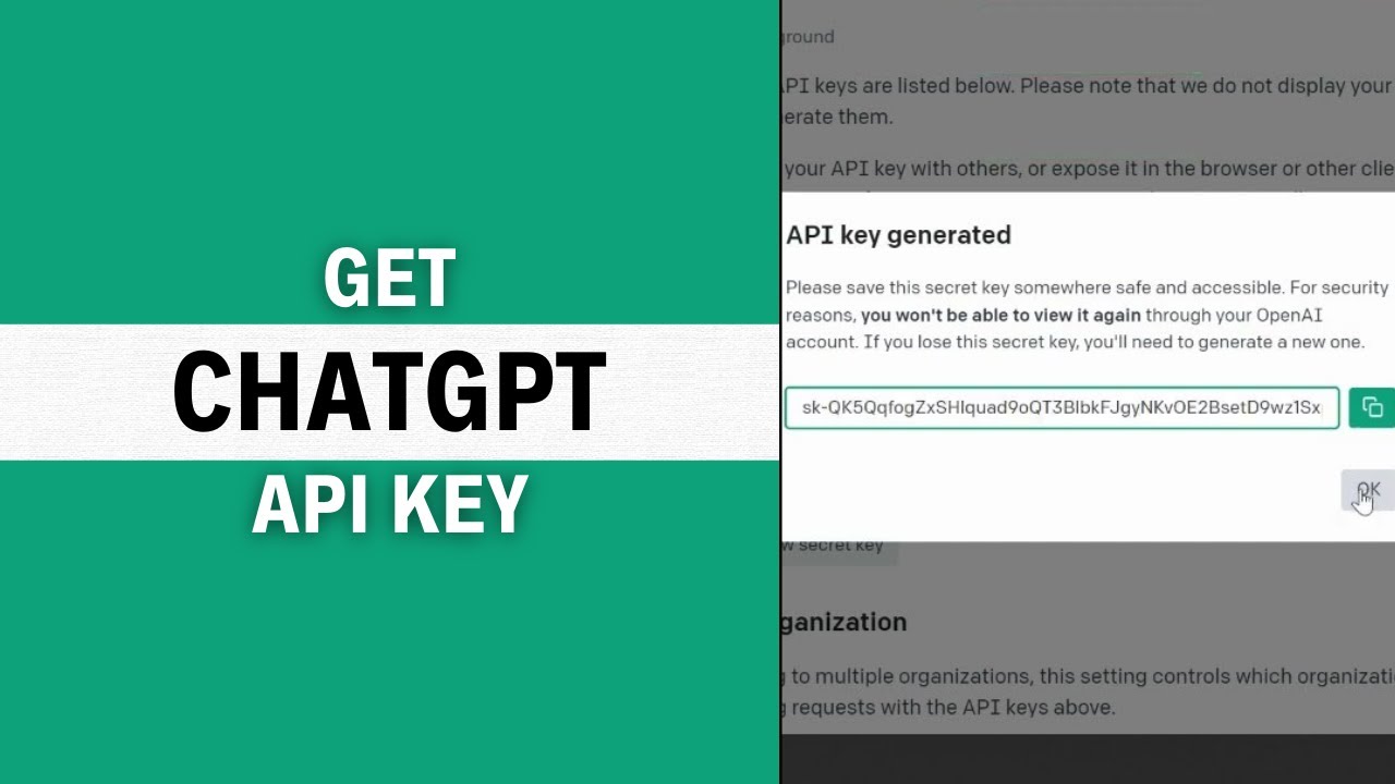 How to Get ChatGPT API Key (Latest Guide) - YouTube