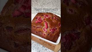 Vegan Strawberry Banana Bread #veganrecipes n Vegan Strawberry Banana Bread #veganrecipes n