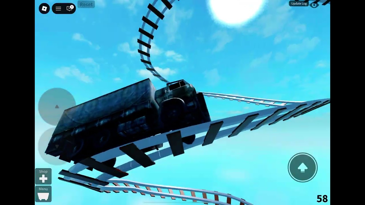 Create a cart ride | Vivaan drop the Abandoned Truck off a high place (Roblox) 🚚