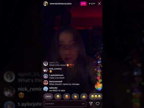Billie Eilish writing and working on a new song on IG live - YouTube