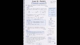 Class 12 Important Questions Handwritten Notes | Topper Style Notes ✍️📚 | Magic Notes