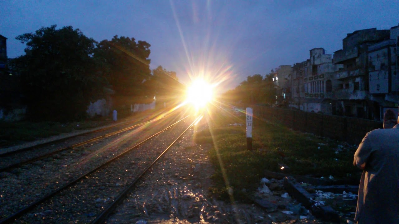 Mohenjo Daro Passenger Evening Rain Passing Airport Station