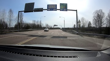 【4K】Countryside Drive, Hamina to Liikkala