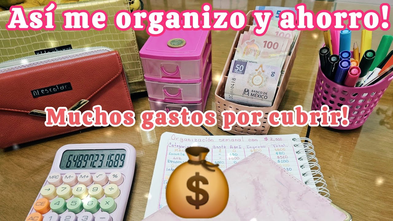 ORGANIZACIÓN EN SOBRES ✉️ SI TE ORGANIZAS CUBRES TODOS TUS GASTOS ✅️