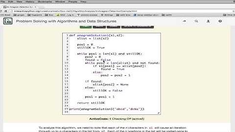 Analysis 3 | Anagrams 1