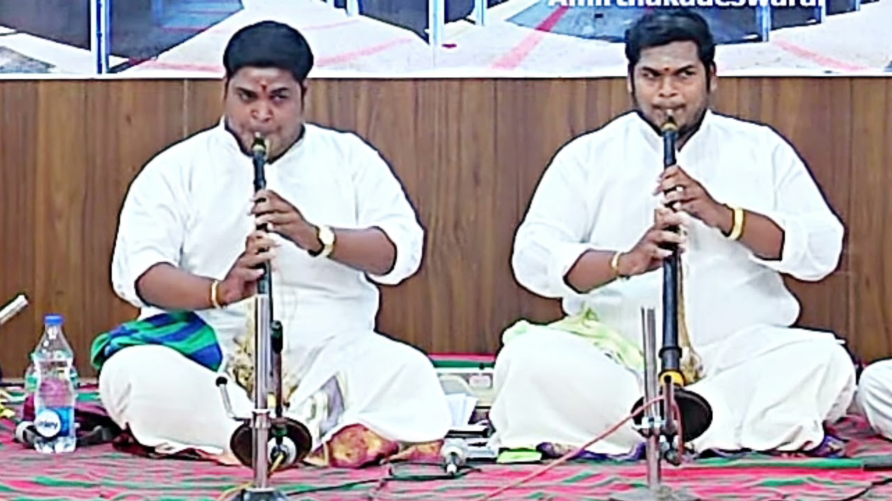 Nadhaswaram Desur Brothers S Shanmugasundharam S Sethuraman Nagumomu Ganaleni Aberi adi Thyagaraja