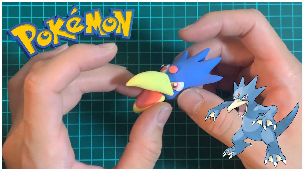 ポケモン粘土 ポケットモンスター ゴルダック 粘土で作ってみた Pokemon Clayart Youtube