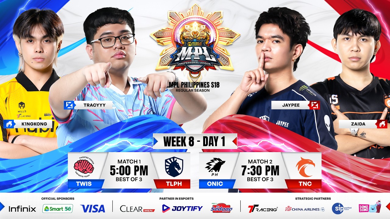 🔴 LIVE | MPL PH S18 | FILIPINO - Week 8 Day 1