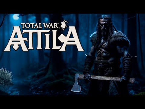 Видео: Пикты. Уничтожение всех к 425 году, только острова. Attila Total War.