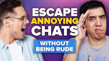 How To END a Conversation Without Being RUDE or AWKWARD