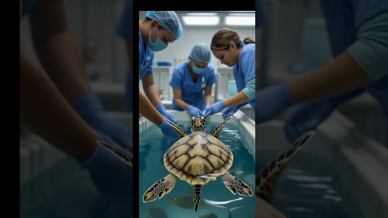 "The Healing Waters" – A Sea Turtle’s Rescue Journey.