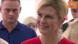 The Most Beautiful President Is A Football Fan Croatias President World Cup 2018