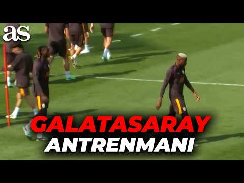 GALATASARAY, Barcelona maçı öncesi son antrenmanını yaptı | CHAMPIONS LEAGUE