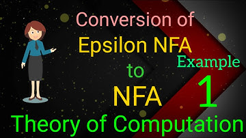 Conversion of Epsilon NFA to NFA, How to remove Epsilon moves|TOC| Finite Automata
